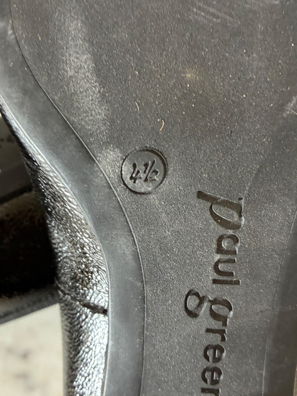 Paul Green black patent ballerina flats - Picture 9 of 9